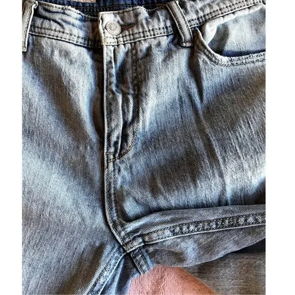 Pilcro - Anthropologie Light Wash Distressed Slim Boyfriend Jeans - Picture 4 of 5